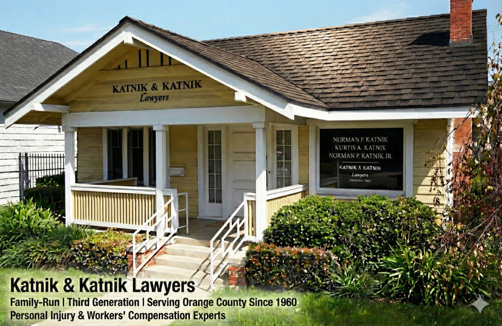 The family-run law firm of Katnik & Katnik with six decades of service in Orange County.