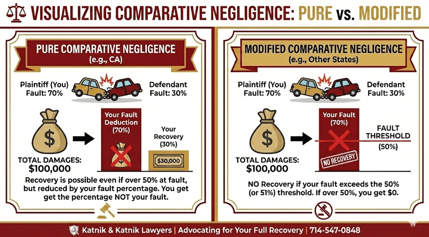 Comparative Negligence in California: A 2026 Guide for Accident Victims