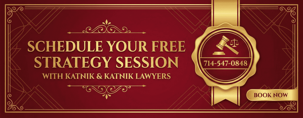 Schedule Your Free Strategy Session with Katnik & Katnik Lawyers