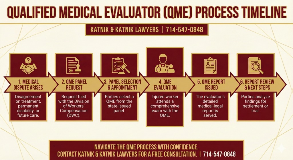 Qualified Medical Evaluator (QME) Process Timeline for Workers' Compensation